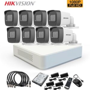 Hikvision Security Camera 8 CCTV Package 1080P 2MP