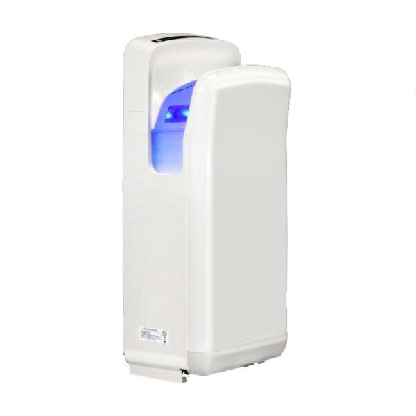 The Automatic JET J2201 Hand Dryer is a compact, European-standard hand dryer designed to deliver efficiency and style in any washroom. With its sleek and elegant design, it not only saves space but also enhances the overall look of your facility. Built with advanced features and durable materials, this jet dryer ensures long-lasting performance and hygiene.