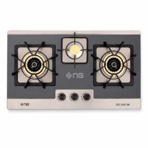 Nasgas 3 Burner Stainless Steel Kitchen Hob DG-346
