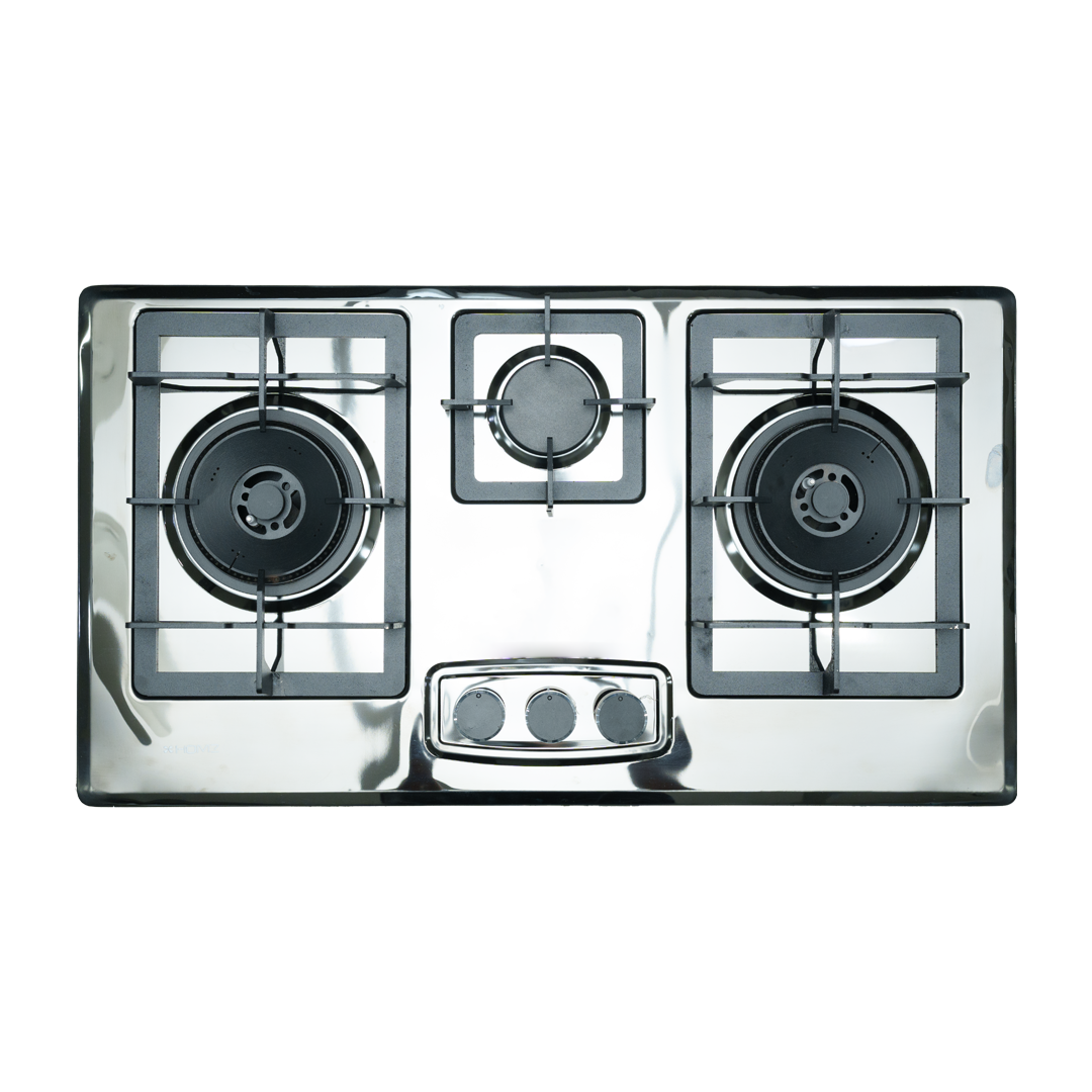 Homz 3 Burner Stainless Steel Gas Kitchen Hob HMZ-7000BS